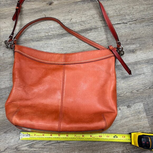 Coach Orange Satchel Bag - Picture 1 of 9